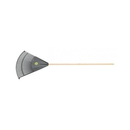 Escoba Plastica 22 Dientes Mango De Madera 120cm — imagen 1