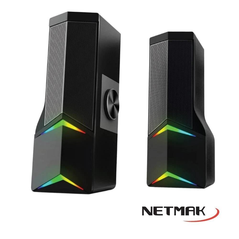 Parlante Barra Pc Usb Bluetooth 2 En 1 Maxter Netmak — imagen 1
