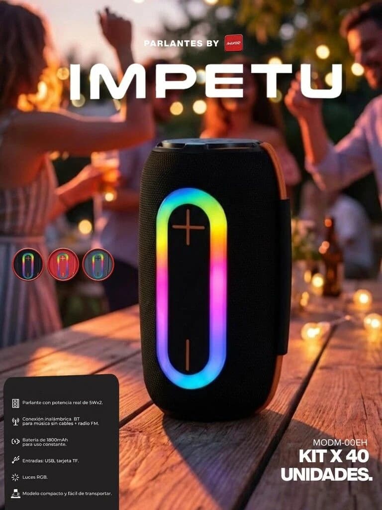 Parlante Impetu Mixor 10w Eh003 — imagen 1